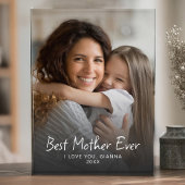Beste moeder ooit Schattige Modern Keepsake Fotoblokken