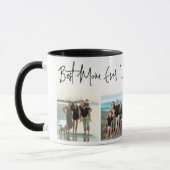 Beste moeder ooit Script 4x foto Mok (Links)