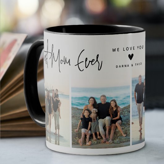 Beste moeder ooit Script 4x foto Mok