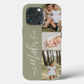 Beste moeder ooit script Moederdag fotocollage Case-Mate iPhone Case (Achterkant)