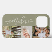 Beste moeder ooit script Moederdag fotocollage Case-Mate iPhone Case (Achterkant (horizontaal))