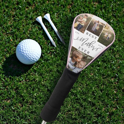 Beste Moeder ooit Script Moederdag Fotocollage Golfheadcover