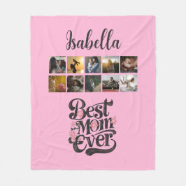 Beste Moeder ooit Script Trendy Moederdag Gifts Fleece Deken