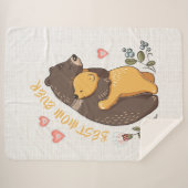 Beste moeder ooit Sherpa Blankets, moederdag gift Sherpa Deken (Voorkant (horizontaal))