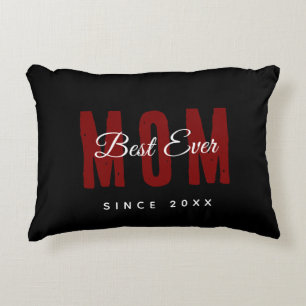 Beste moeder ooit sinds 20XX Modern Simple Preppy Accent Kussen