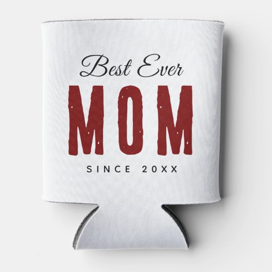 Beste moeder ooit sinds 20XX Modern Simple Preppy Blikjeskoeler (Voorkant)