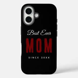 Beste moeder ooit sinds 20XX Modern Simple Preppy iPhone 16 Hoesje