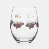 Beste Moeder ooit Stemless wijnglas Zonder Voet (Links)