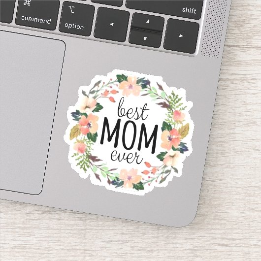 Beste moeder ooit sticker (Detail)