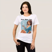 Beste moeder ooit Tri-Blend shirt (Voorkant volledig)