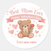 Beste Moeder Ooit Valentijnshart Postkaart