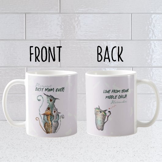 Beste moeder ooit van middelbare kind koffiemok