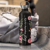 Beste Moeder Ooit Waterverf florals gepersonalisee Waterfles