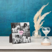 Beste moeder ooit zwart wit elegante 4 foto fotoplaat (Insitu)