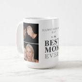 Beste moeder op dag 2 Foto Collage Koffiemok (Voorkant links)