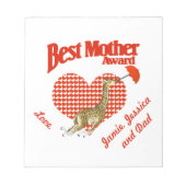 Beste Moeder Prijs Notitieblok (Voorkant)