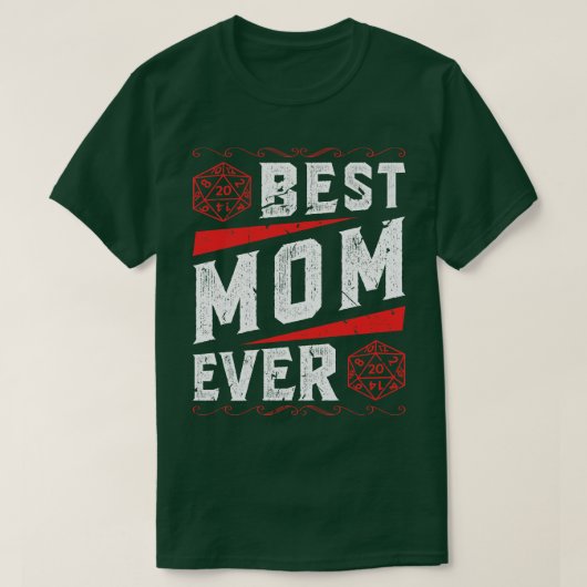 Beste Moeder RPG Moederdag Mama Roleplaying T-shirt (Design voorkant)