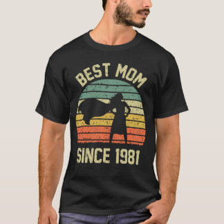 Beste Moeder Sinds 1981 Moeder Mama Mams Cadeaus M T-shirt
