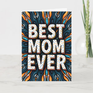 Beste Moeder Stippen Kunstkaart Kaart