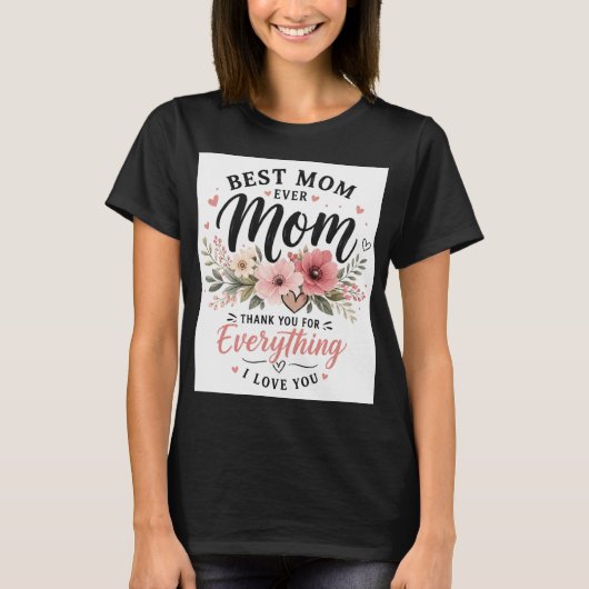 BESTE MOEDER T-SHIRT (Voorkant)