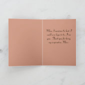 Beste moeder ter wereld feestdagen kaart (Binnen)