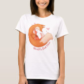 Beste moeder ter wereld - Fox Mam en Baby T-Shirt (Voorkant)