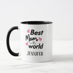 Beste moeder ter wereld met naam en foto mok