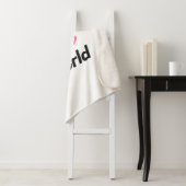 Beste moeder ter wereld Sherpa Blanket Throw (In situ)