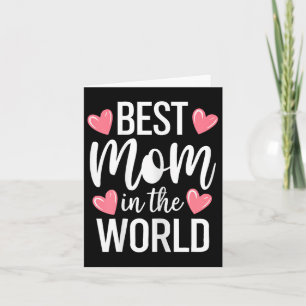 Beste Moeder Ter Wereld T-shirt Vrouwen Beste Moed Kaart