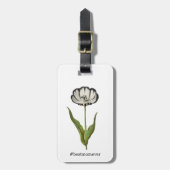 Beste Moeder  Tulp Bagagelabel (Voorkant verticaal)