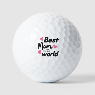Beste moeder van de wereld golfballen
