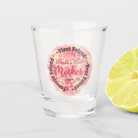 Beste moeder van de wereld shot glas (Voorkant)