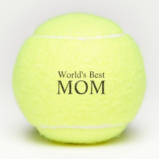 Beste moeder van de wereld tennisballen (Voorkant)