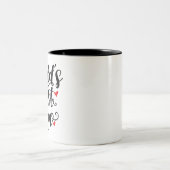 Beste moeder van de wereld tweekleurige koffiemok (Center)