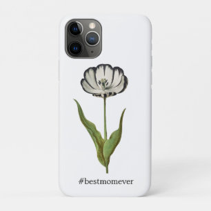 Beste Moeder Vintage Tulp Bagage Label iPhone 11 Pro Hoesje