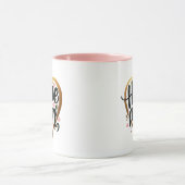 Beste Moedercadeau "Home is Mom" - Hartvorm Mok (Midden)