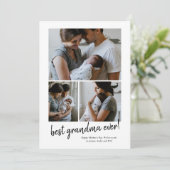 beste Moederdag ooit Feestdagenkaart (Staand voorkant)