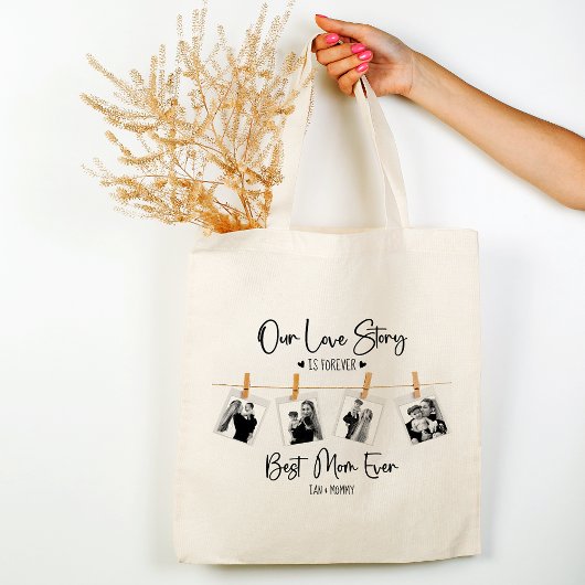 Beste Moederdag van de Fotocollage van Mam Ever Tote Bag