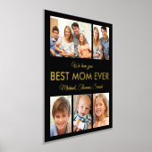 Beste Moederdag van Mam Ever Foto Collage Folie Afdrukken (Laagn)