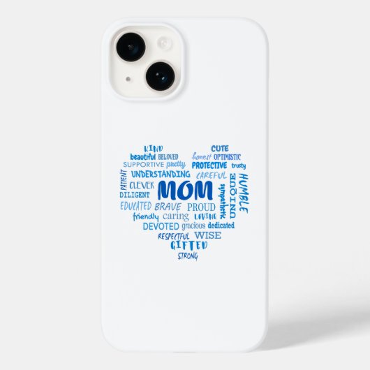 Beste moederkwaliteiten en moederkenmerken Invi Case-Mate iPhone Case (Achterkant)