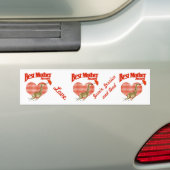 Beste moederonderscheiding bumpersticker (Op auto)