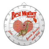Beste moederonderscheiding dartbord (Voorkant)