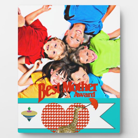 Beste moederonderscheiding fotoplaat (Voorkant)
