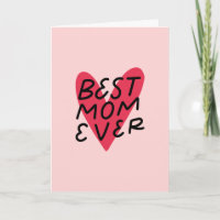 Beste moeders met moderne handlettering