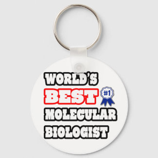 Beste moleculaire bioloog ter wereld sleutelhanger