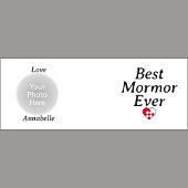 Beste Mormor Ever - Gepersonaliseerde foto Yule He Extra Grote Beker