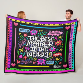 BESTE MOTHER Fleece Blanket Deken