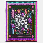 BESTE MOTHER Fleece Blanket Deken (Voorkant)