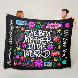 BESTE MOTHER Fleece Blanket Deken