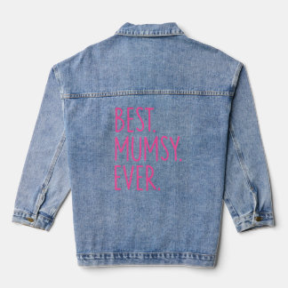 Beste mumsy ooit roze denim jacket